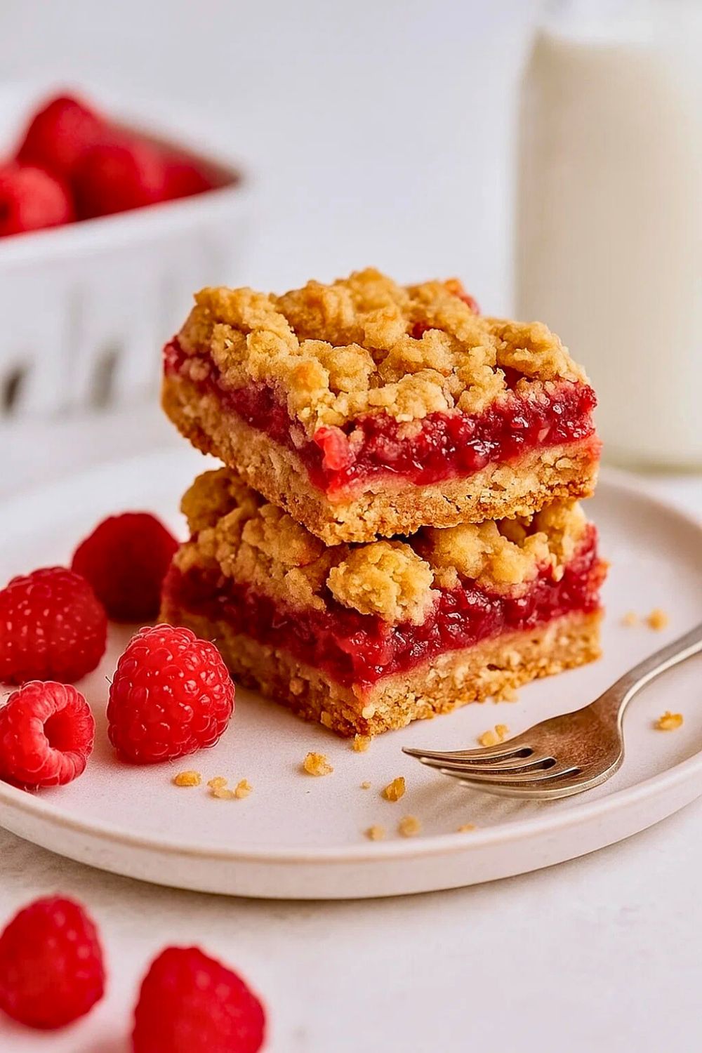 Raspberry Crumble Bars