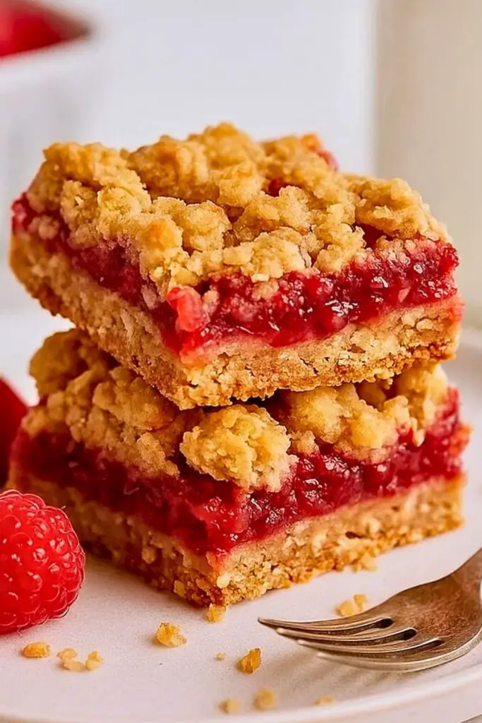 Raspberry Crumble Bars