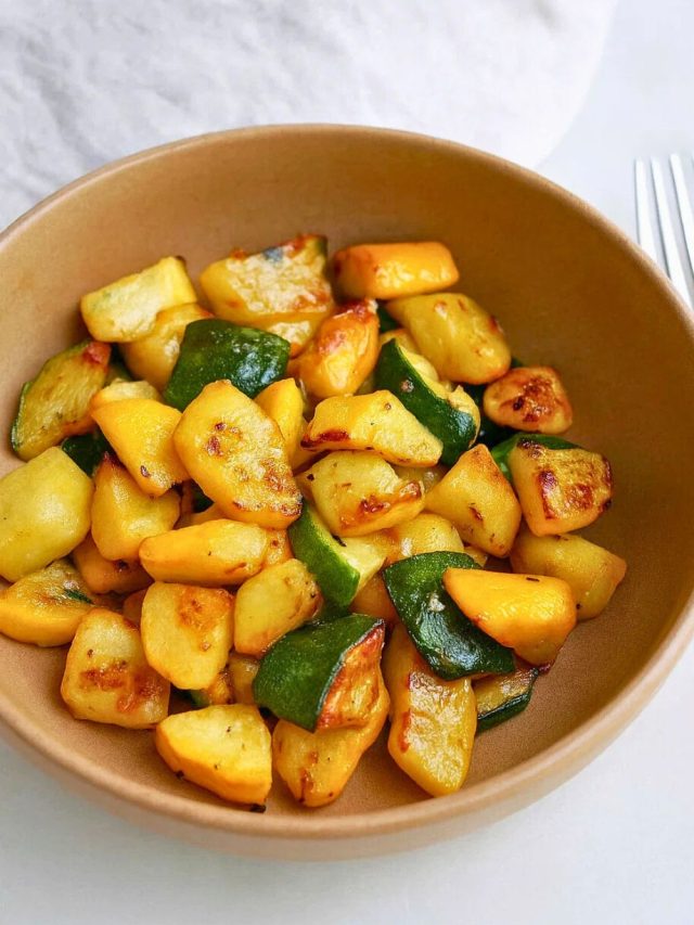 Sautéed Patty Pan Squash