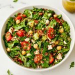 Spinach Quinoa Feta Salad