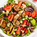 Strawberry Balsamic Chicken Salad