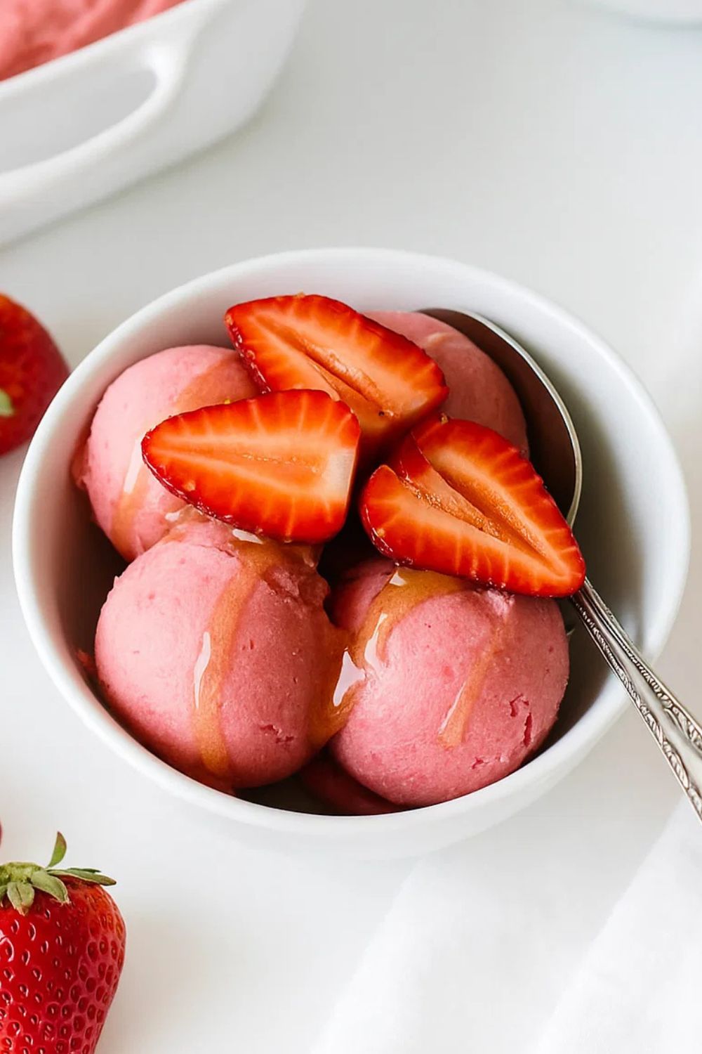 Strawberry Frozen Yogurt