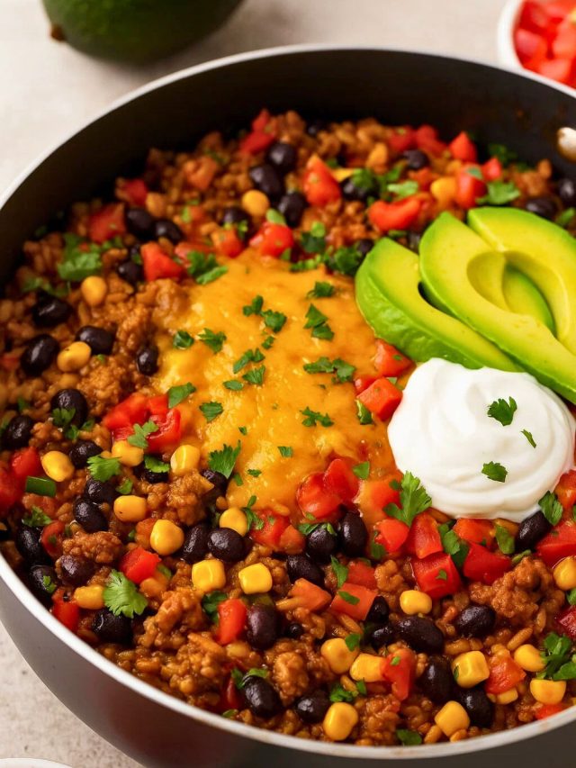 Taco Rice Skillet