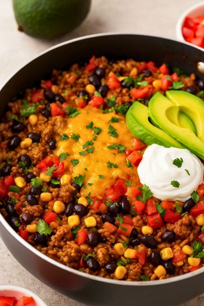 Taco Rice Skillet