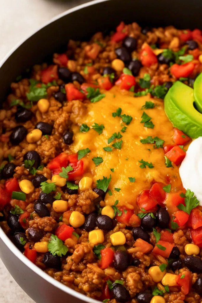 Taco Rice Skillet