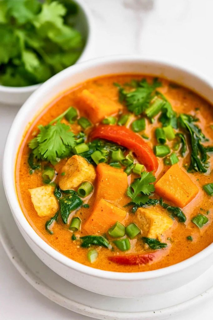 Thai Coconut Curry Soup