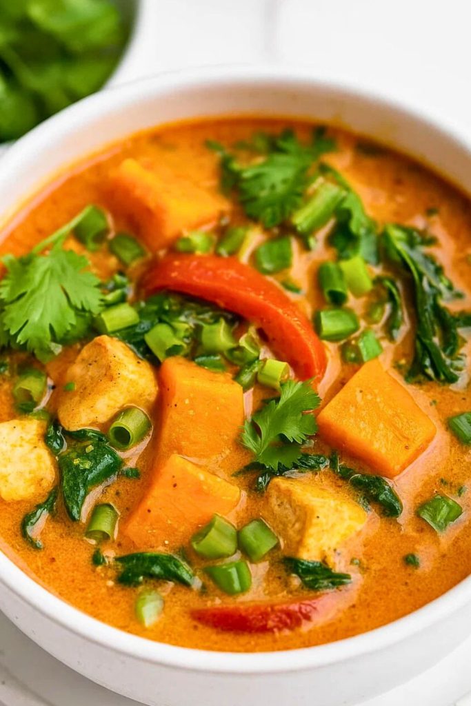 Thai Coconut Curry Soup