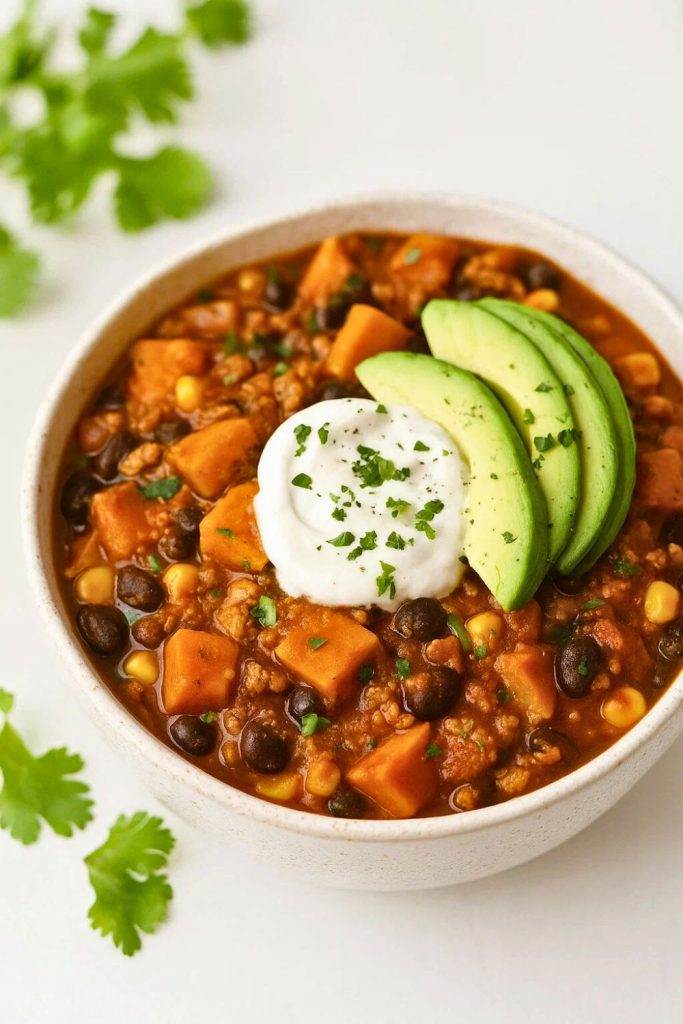 Turkey Sweet Potato Chili