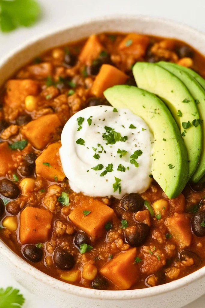Turkey Sweet Potato Chili