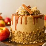 Apple Cider Cake with Salted Caramel Buttercream