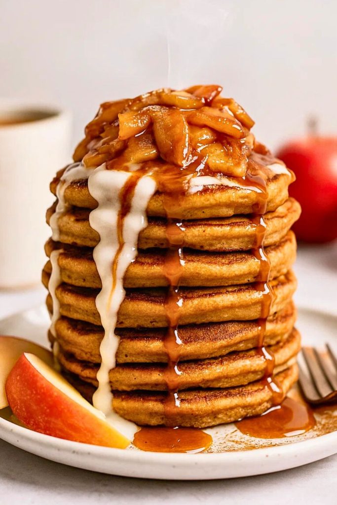 Apple Cider Donut Pancakes