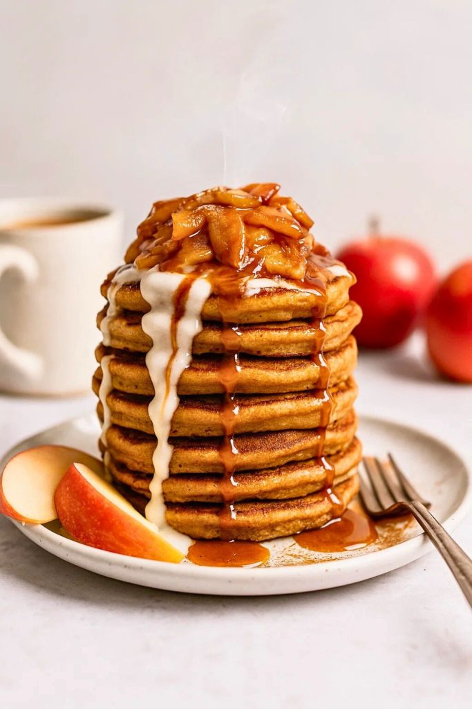 Apple Cider Donut Pancakes