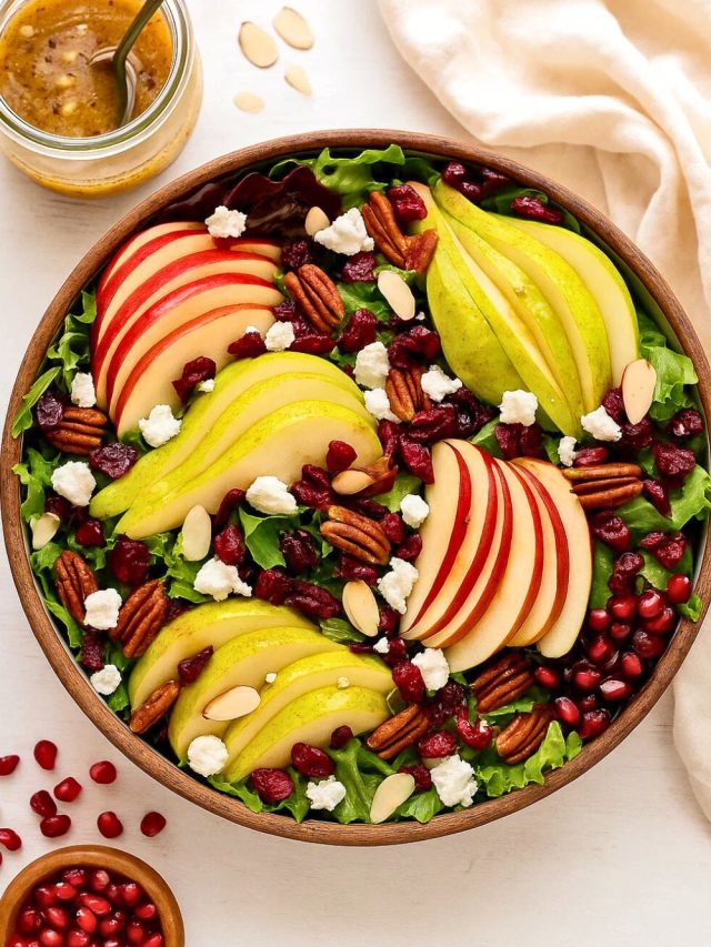 Autumn Apple and Pear Salad