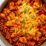 BBQ Chicken Pasta Bake