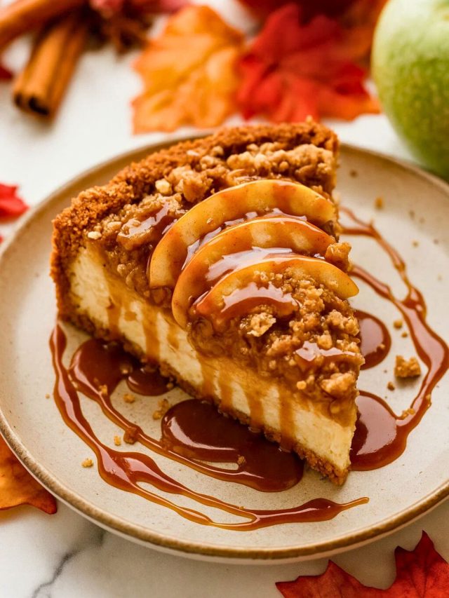 Caramel Apple Cheesecake
