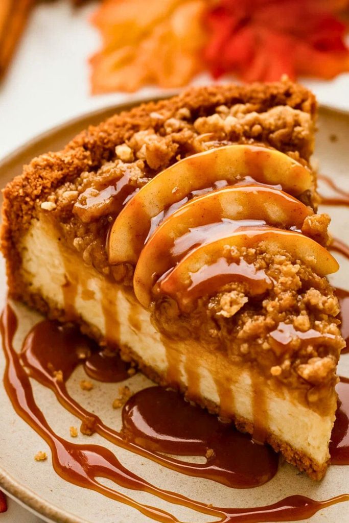 Caramel Apple Cheesecake