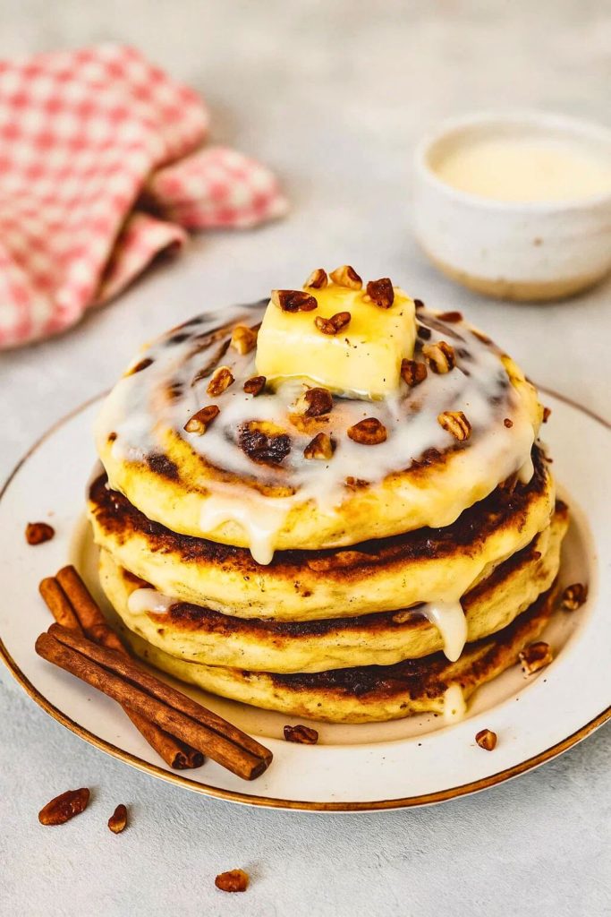 Cinnamon Roll Pancakes
