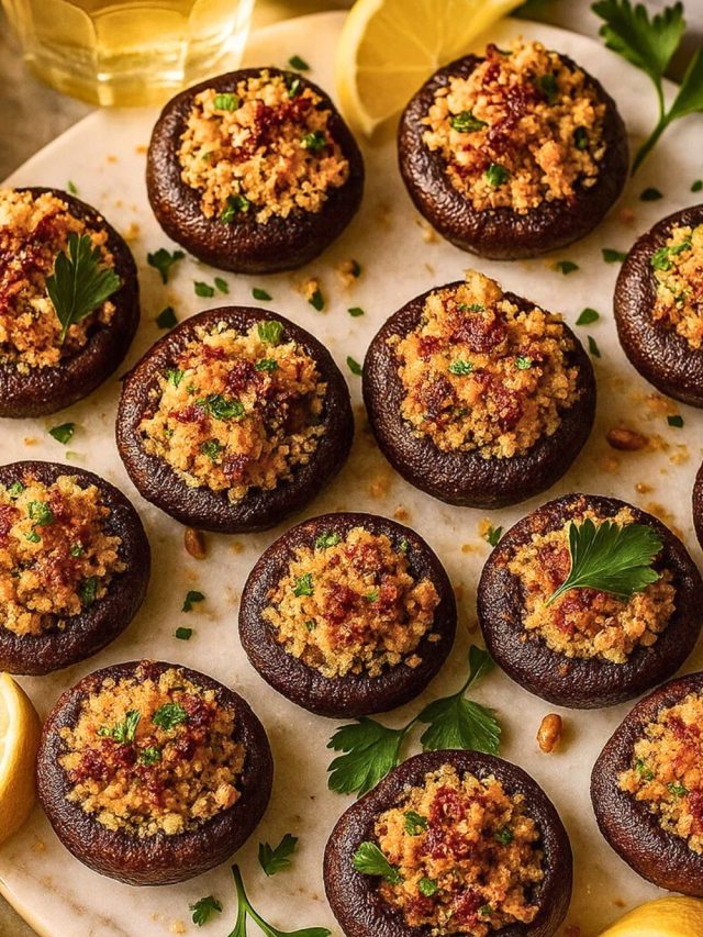 Easy Stuffed Mushrooms