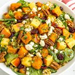 Fall Quinoa Spinach Salad