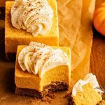 No Bake Pumpkin Cheesecake Bars