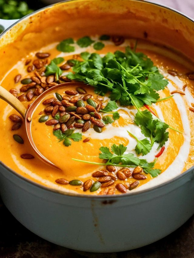 Pumpkin Soup with Coconut Milk