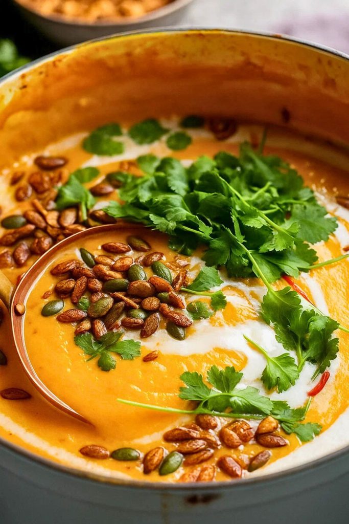 Pumpkin Soup with Coconut Milk