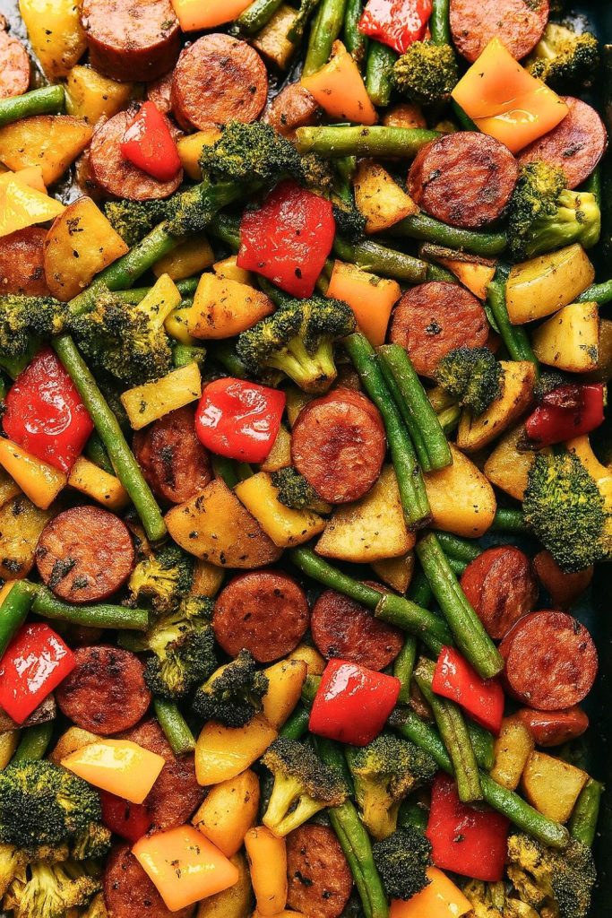 Sheet Pan Sausage & Vegetables