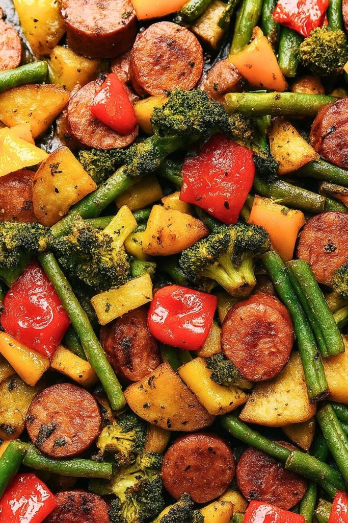 Sheet Pan Sausage & Vegetables
