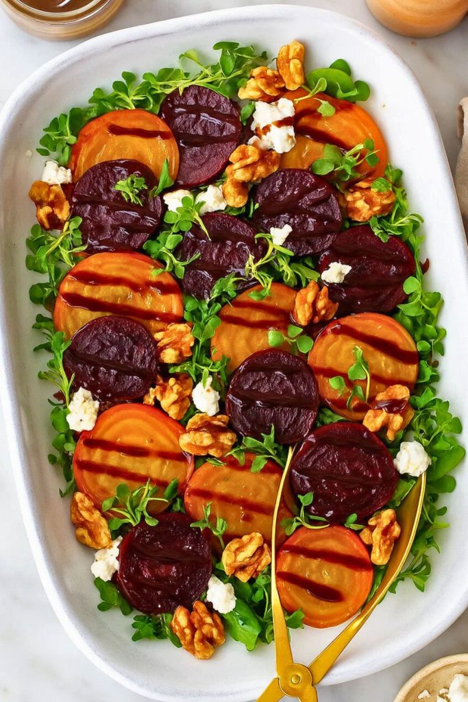 Roasted Beet Salad with Goat Cheese