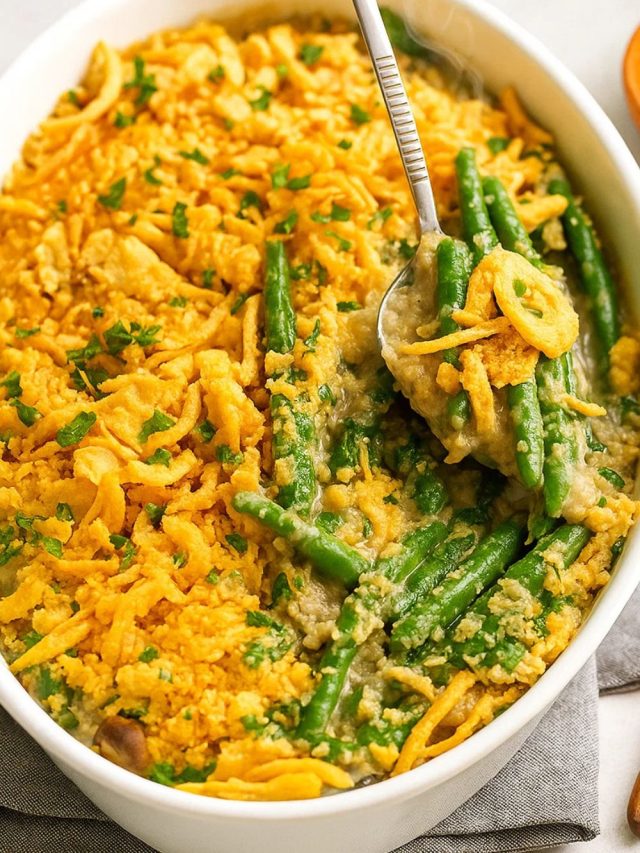 Modern Green Bean Casserole (Gluten Free)