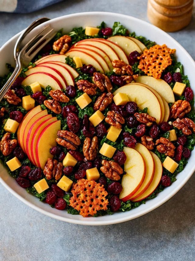 Apple and Cheddar Crisp Salad