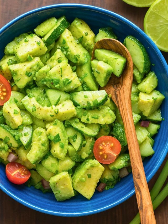 Avocado Cucumber Salad