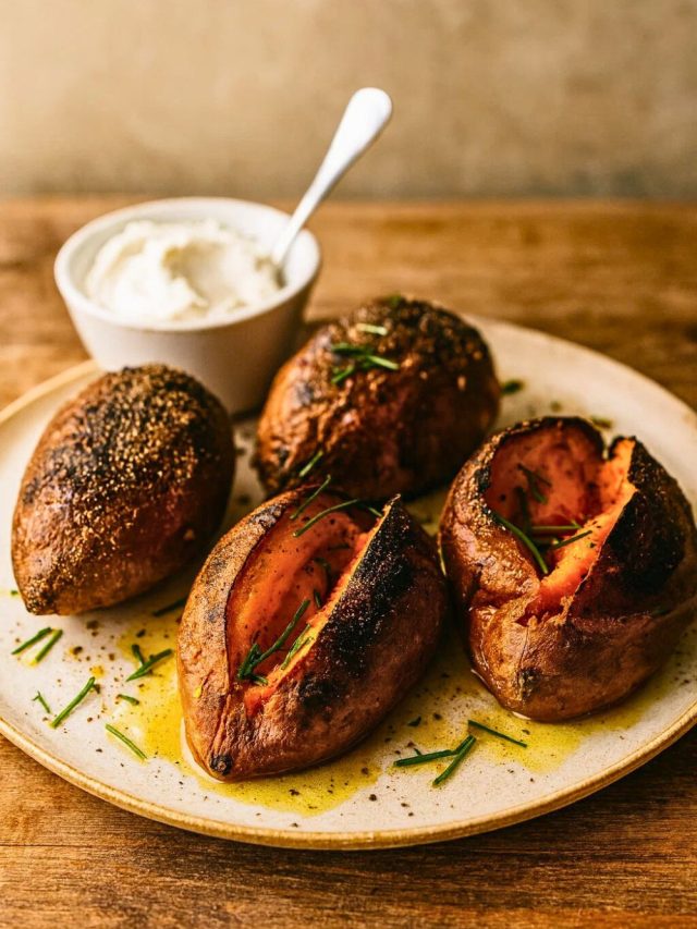 Slow-Roasted Sweet Potatoes